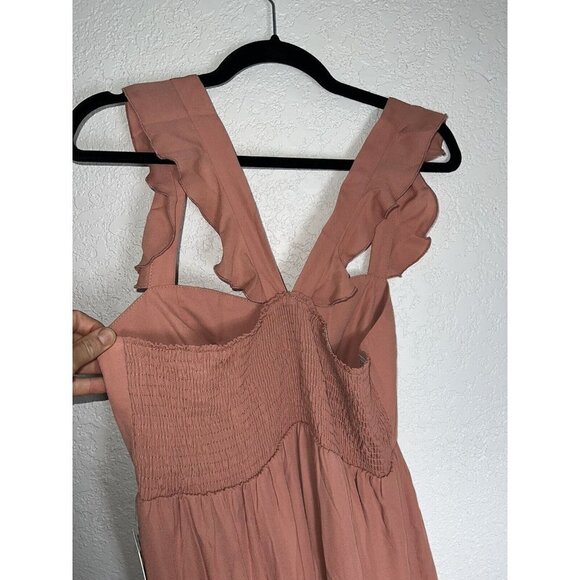 Show Me Your Mumu June Maxi Rustic Mauve Chiffon NWT XL Wedding Bridesmaid N - Picture 13 of 16